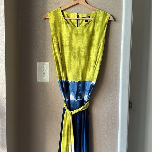 BLOOMING ROSE Colorblock Sleeveless Maxi Dress - Picture 2 of 7